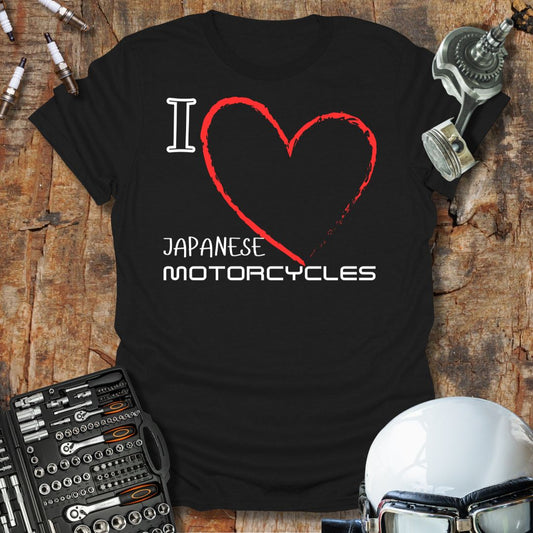 I Love Japanese Motorcycles T-Shirt