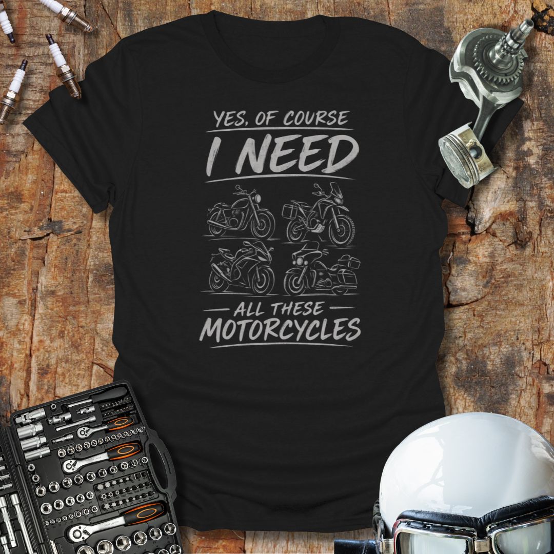 All These Motorcycles T-Shirt