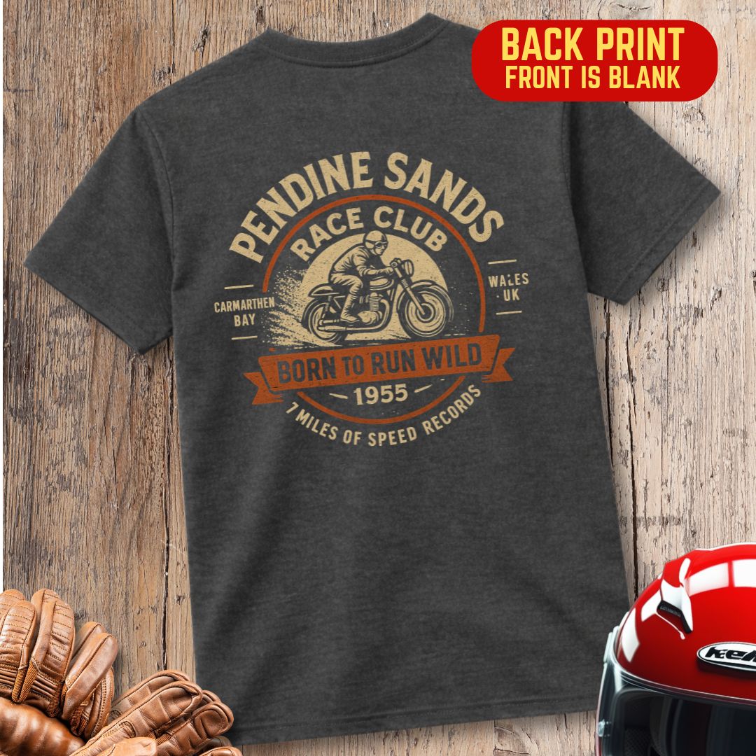 Pendine Sands Back Print T-Shirt