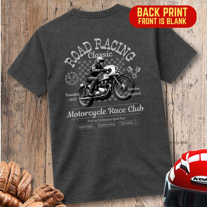 Classic Bike Club Back Print T-Shirt