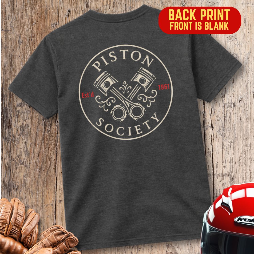 Piston Society Back Print T-Shirt
