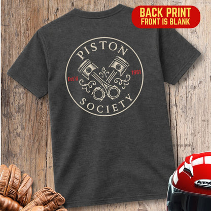 Piston Society Back Print T-Shirt