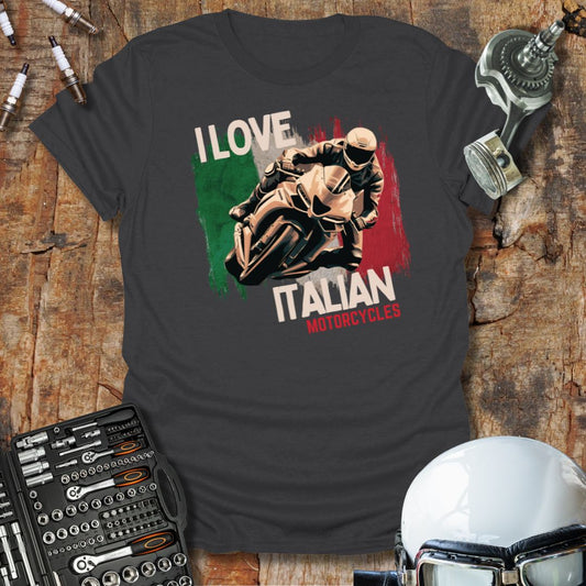 I Love Italian Bikes T-Shirt