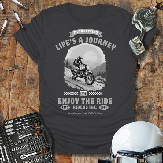 Life Is A Journey b/w T-Shirt