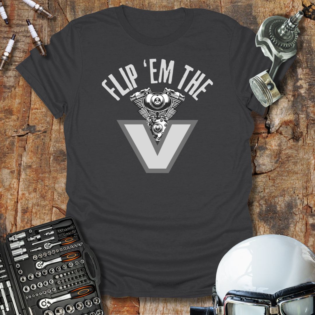 Flip 'Em The V T-Shirt