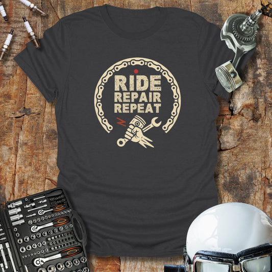 Ride, Repair, Repeat T-Shirt