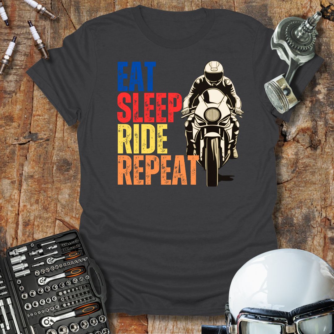 Eat Sleep Ride Repeat T-Shirt