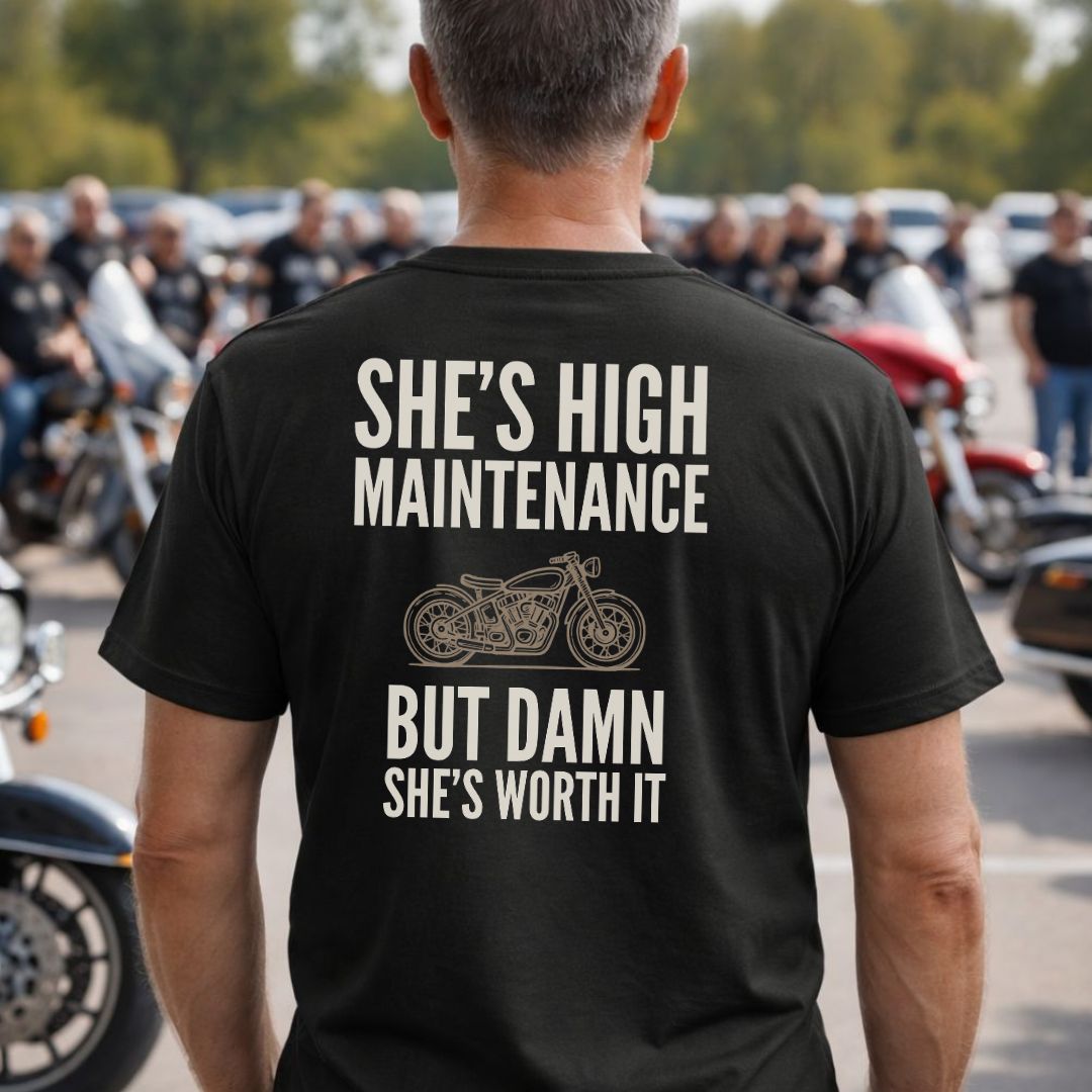 Damn: Front & Back Print T-Shirt