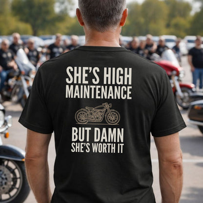 Damn: Front & Back Print T-Shirt