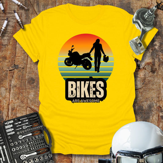 Bikes Are Awesome (F) T-Shirt