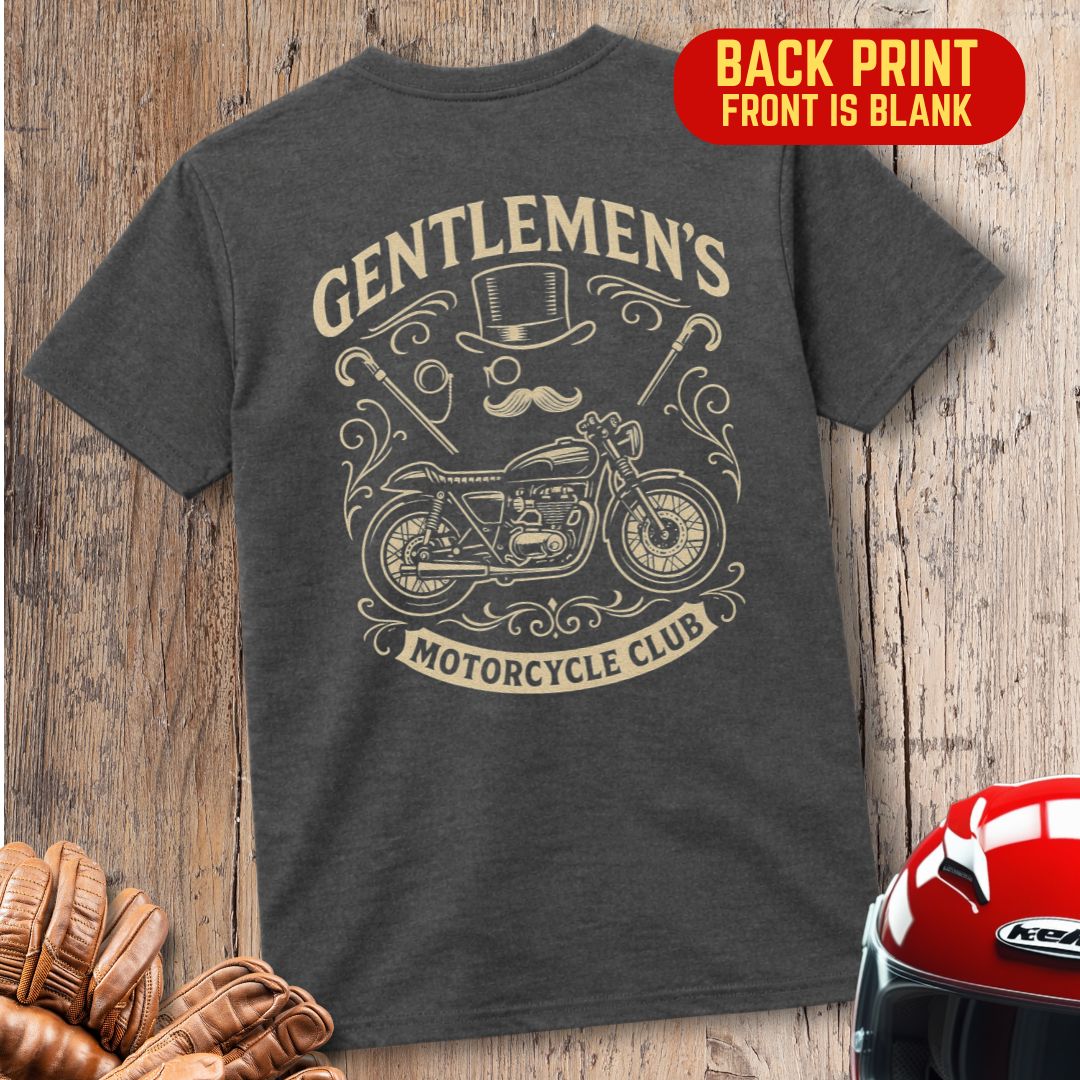 Gentlemen Back Print T-Shirt