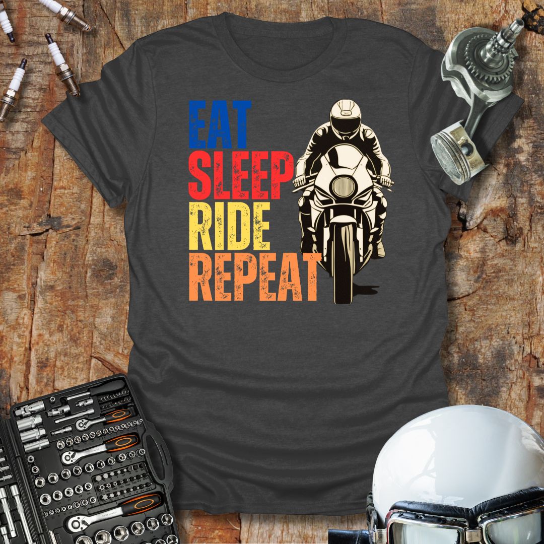 Eat Sleep Ride Repeat T-Shirt