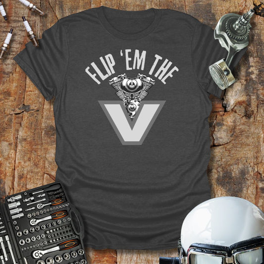 Flip 'Em The V T-Shirt