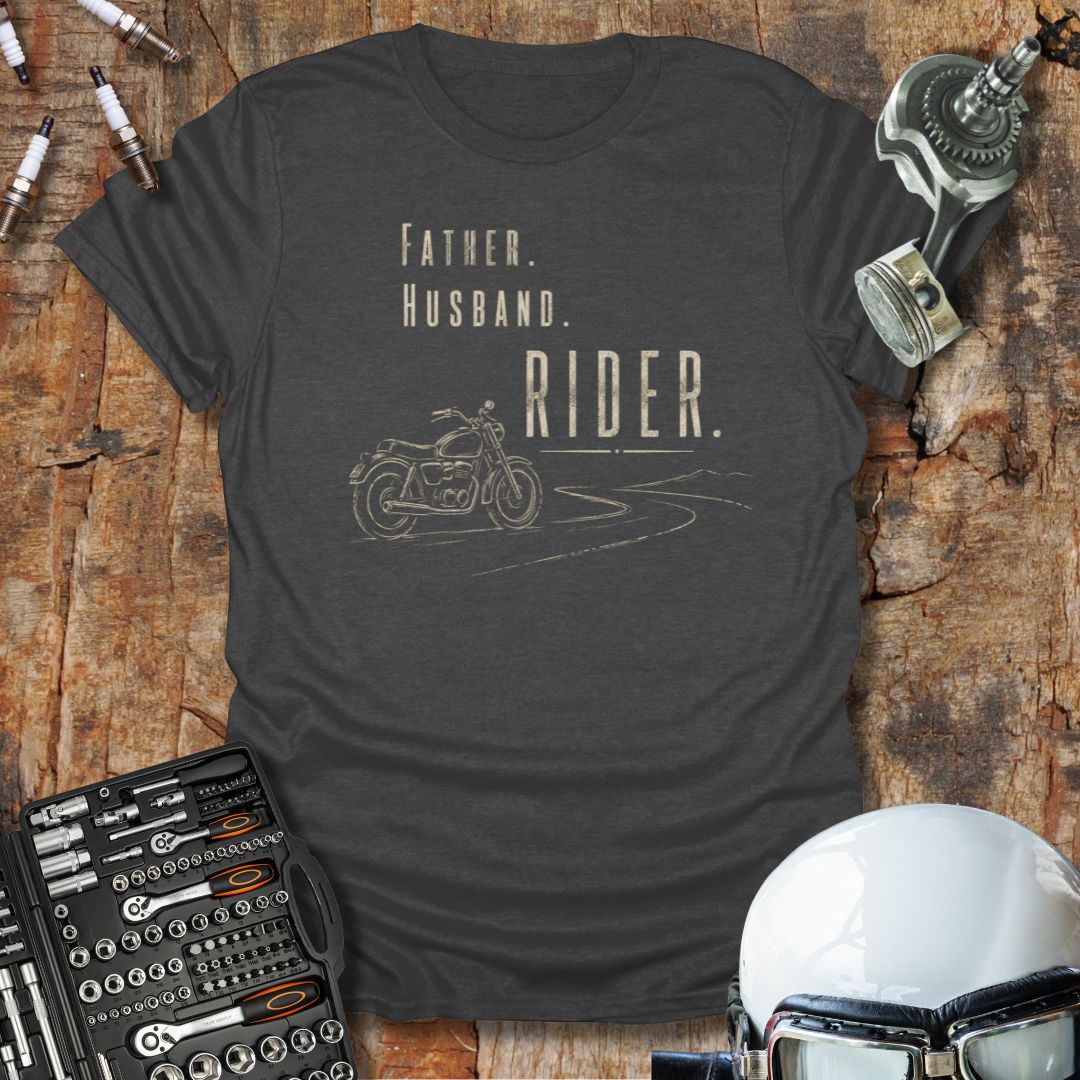 Father Husband Rider T-Shirt