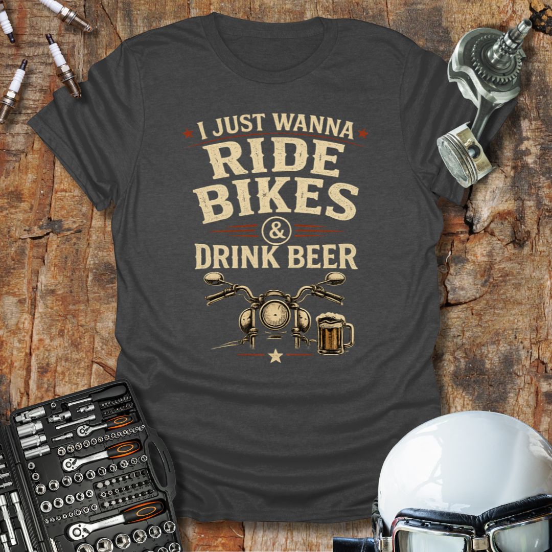 Wanna Ride Bikes T-Shirt