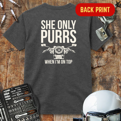 Purrs: Front & Back Print T-Shirt