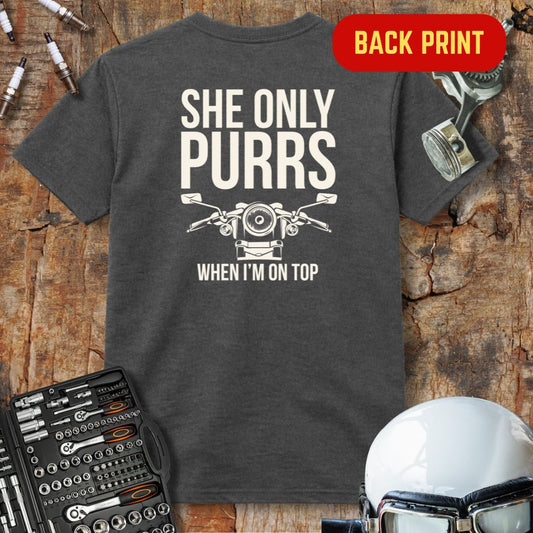 Purrs: Front & Back Print T-Shirt