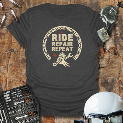 Ride, Repair, Repeat T-Shirt