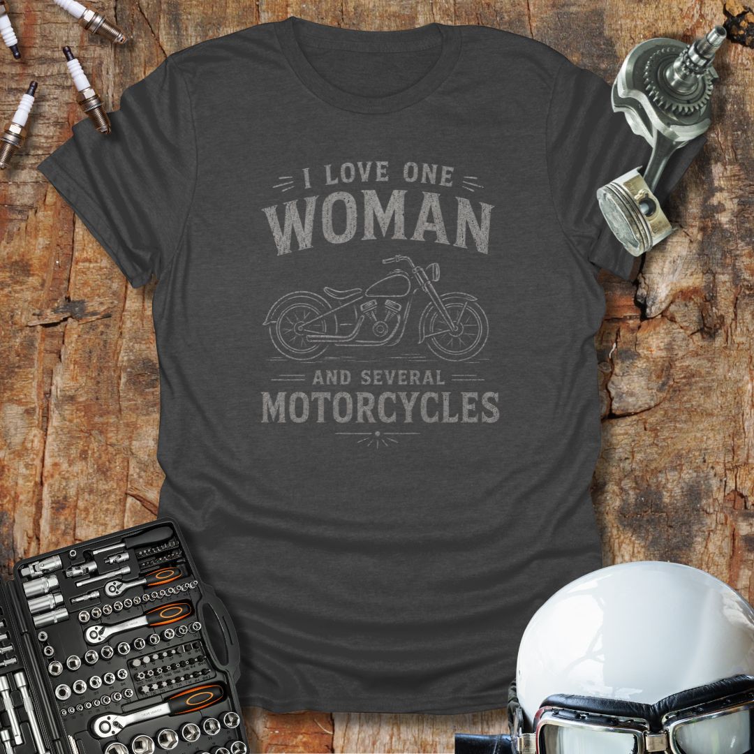 One Woman Several Motorcycles T-Shirt