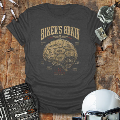 Biker's Brain (Garage Edition) T-Shirt