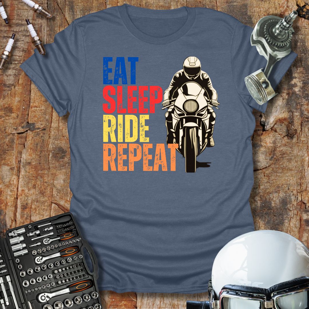 Eat Sleep Ride Repeat T-Shirt