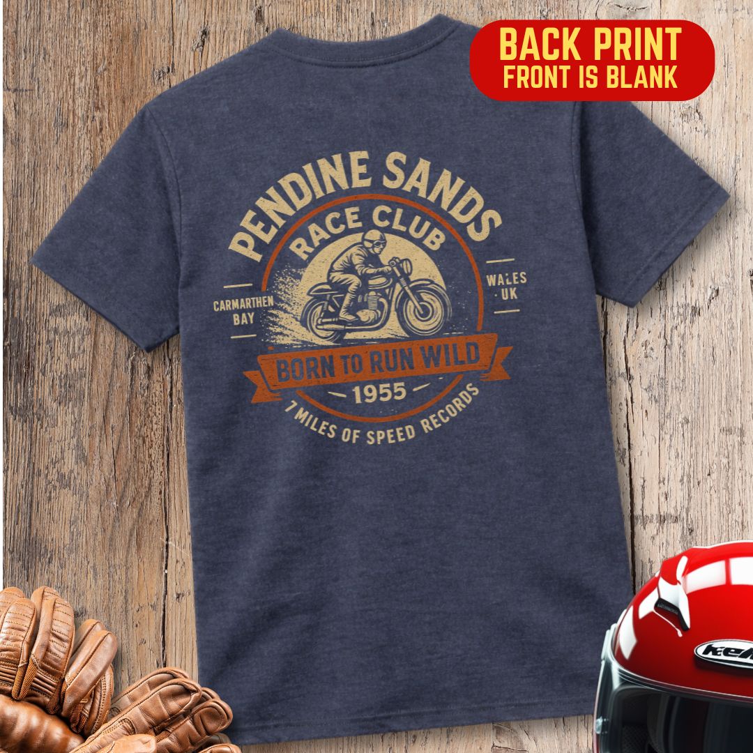 Pendine Sands Back Print T-Shirt
