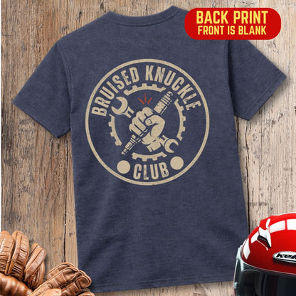 Bruised Knuckle Club Back Print T-Shirt