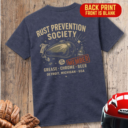 Rust Prevention Society Back Print T-Shirt