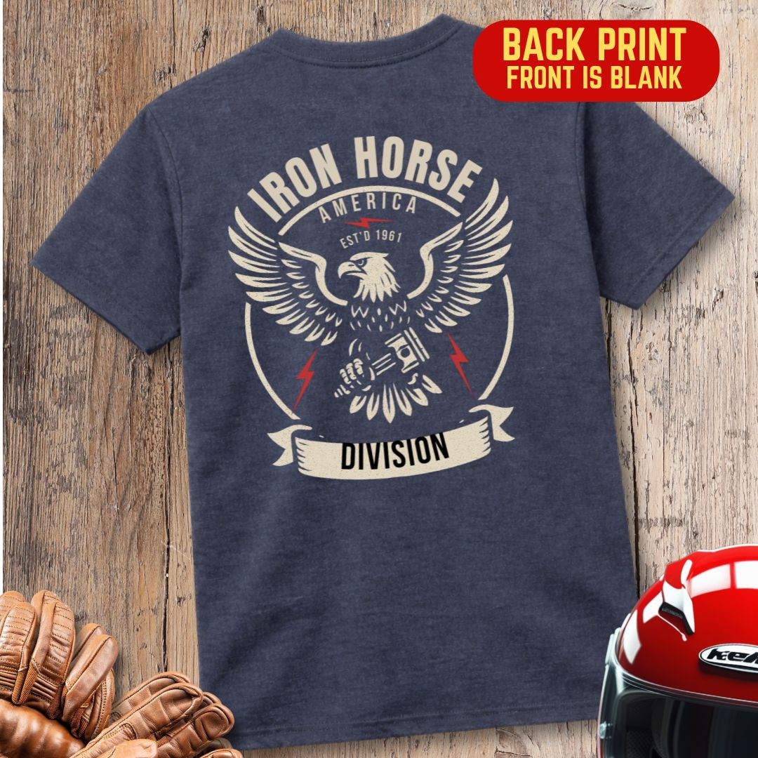Iron Horse Division Back Print T-Shirt