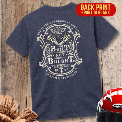 Custom Crankshaft Garage Back Print T-Shirt