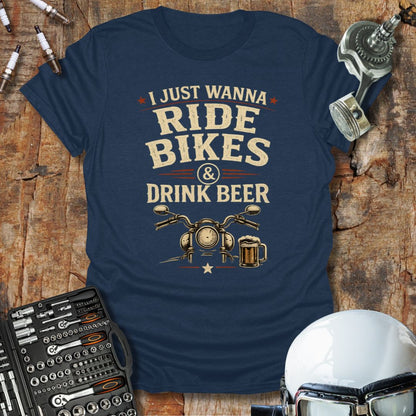 Wanna Ride Bikes T-Shirt