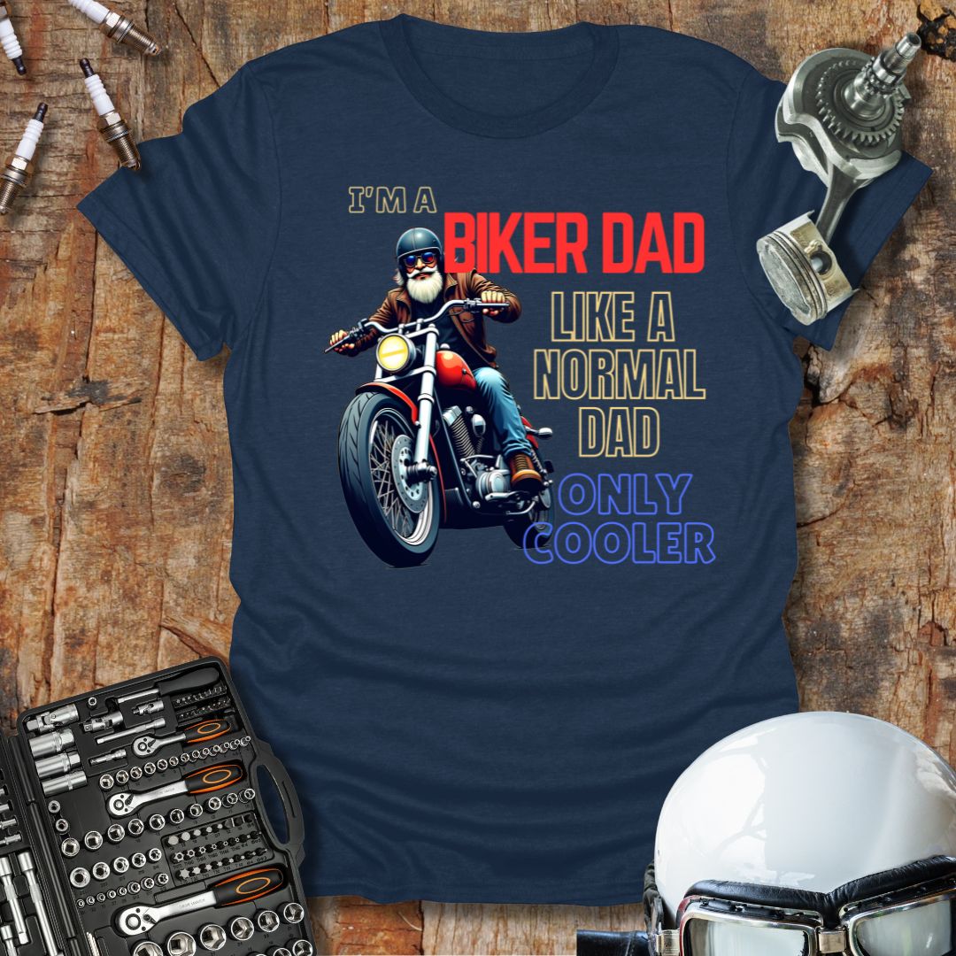 Cool Biker Dad T-Shirt