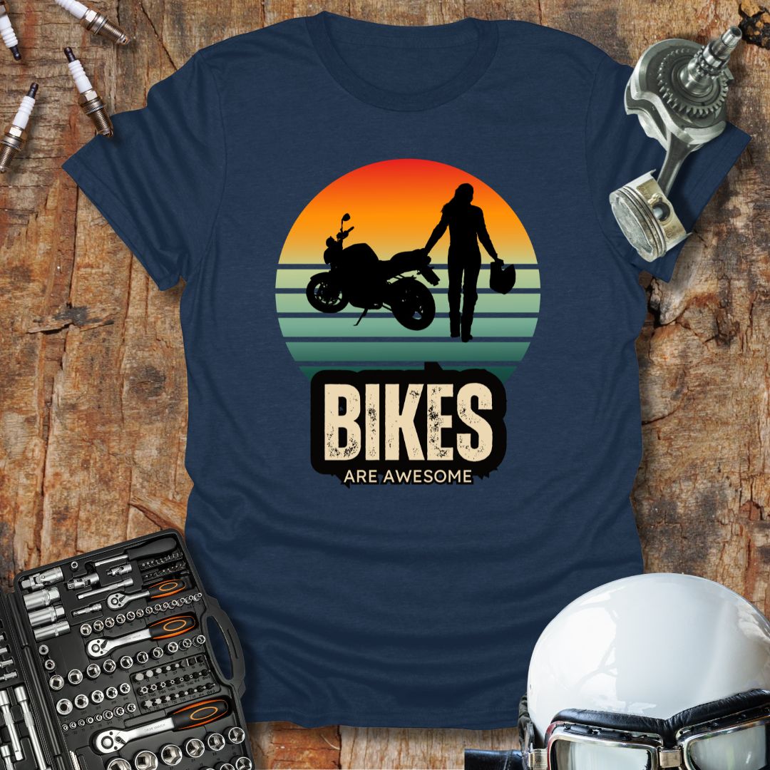 Bikes Are Awesome (F) T-Shirt