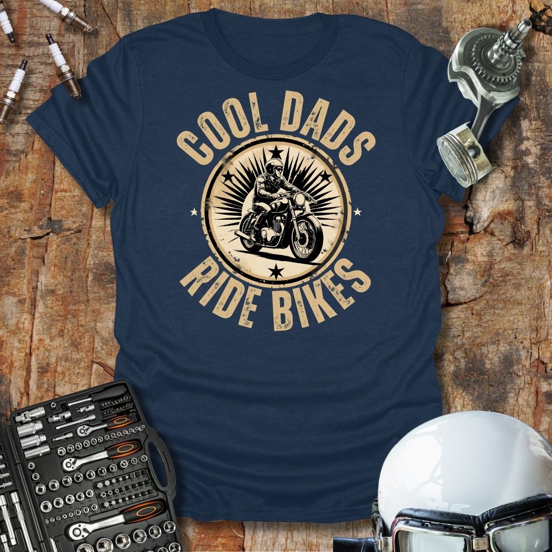 Cool Dads Ride Bikes T-Shirt