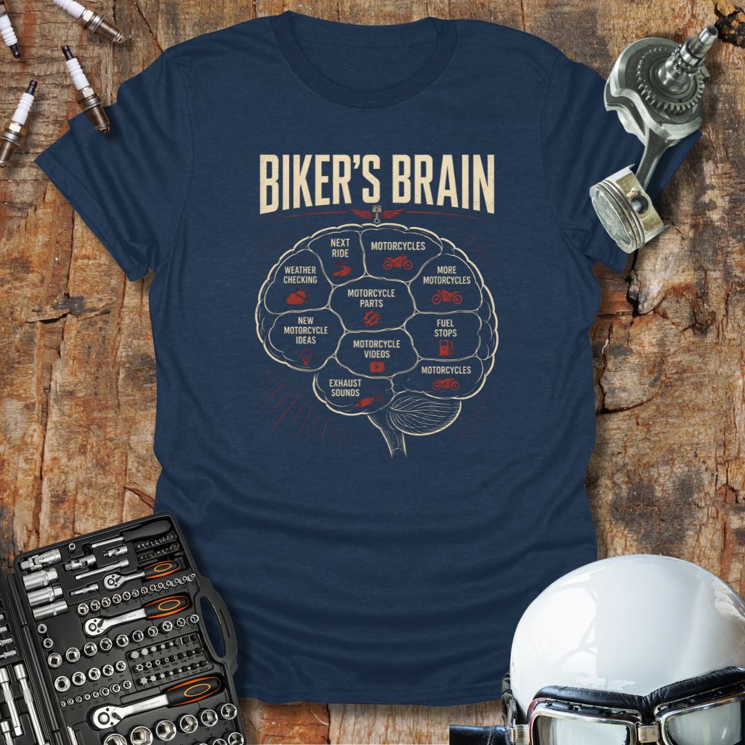 Biker's Brain T-Shirt