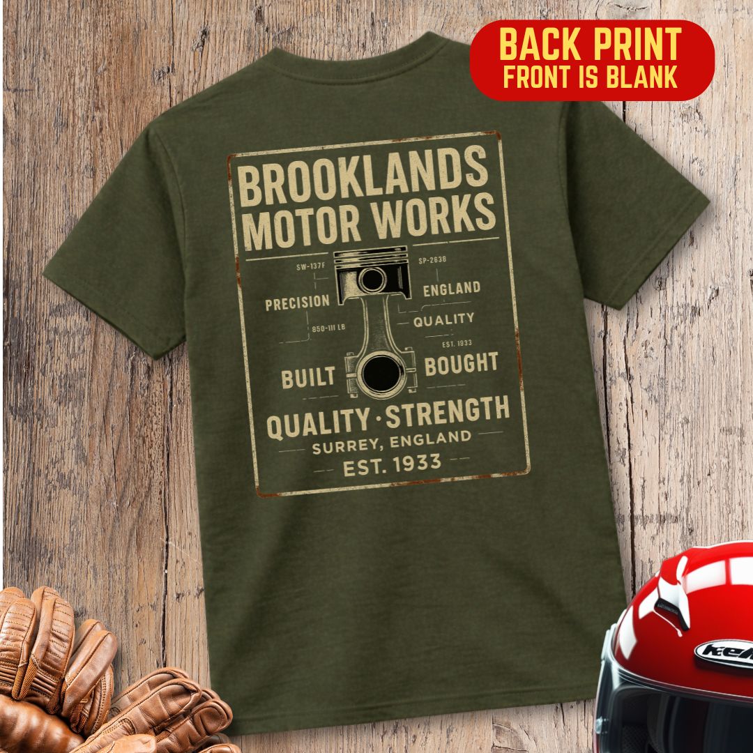 Brooklands Back Print T-Shirt