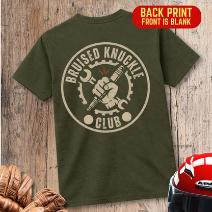 Bruised Knuckle Club Back Print T-Shirt