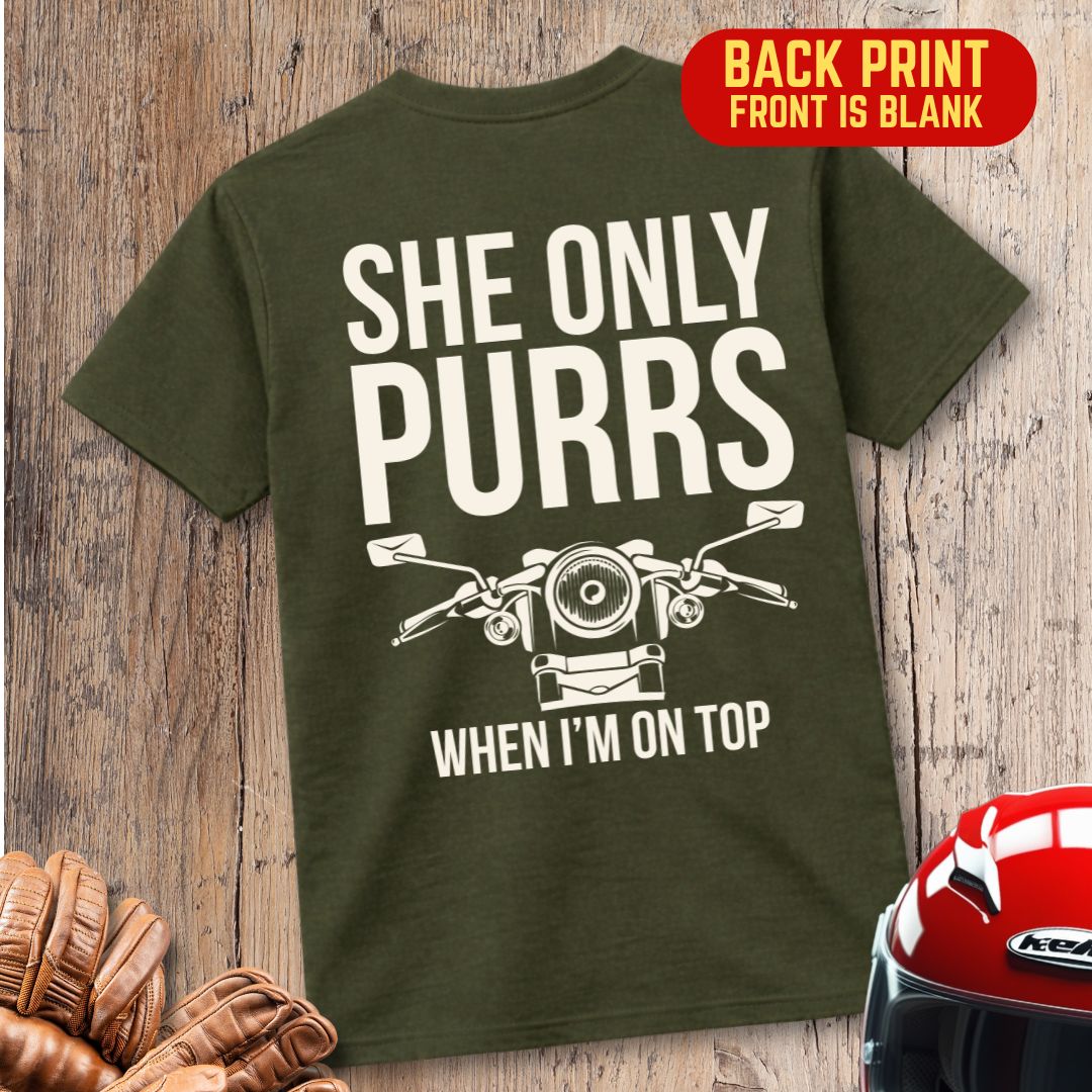 Purrs (Back Print) T-Shirt