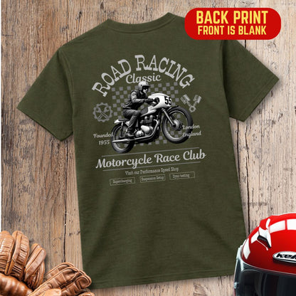 Classic Bike Club Back Print T-Shirt