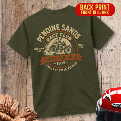 Pendine Sands Back Print T-Shirt