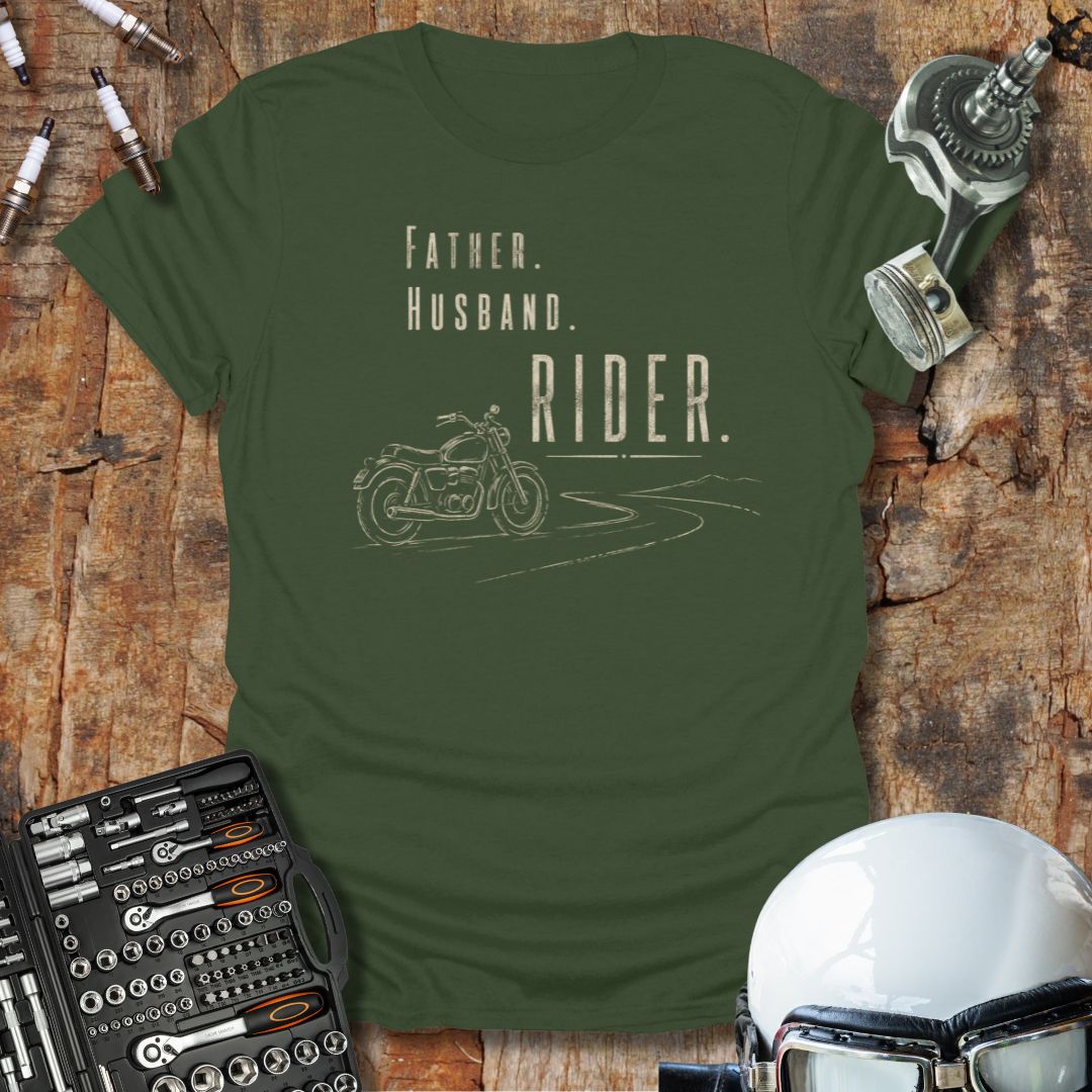 Father Husband Rider T-Shirt