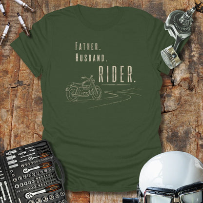 Father Husband Rider T-Shirt