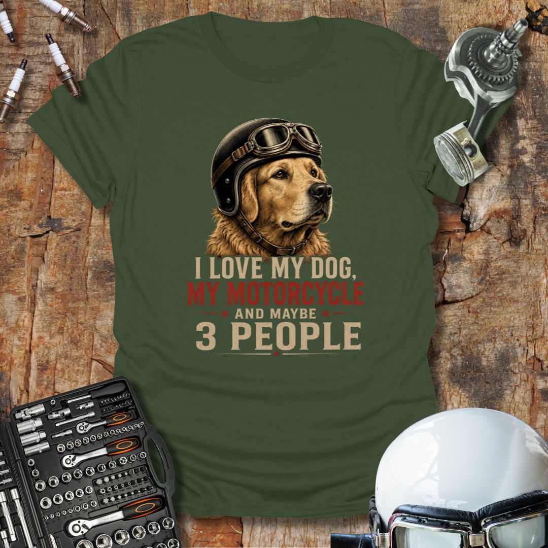3 People Golden T-Shirt