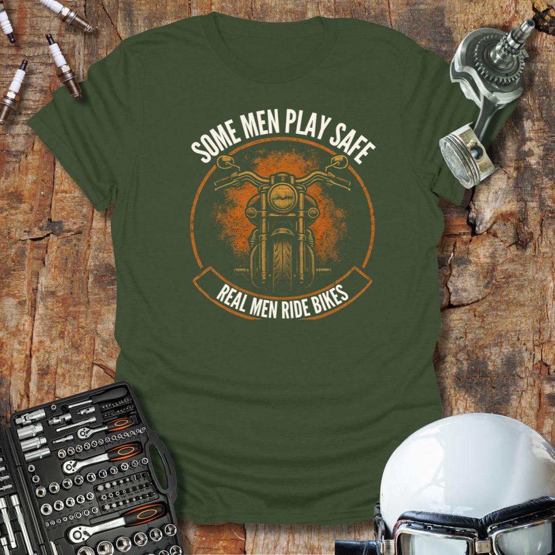 Real Men Ride Bikes T-Shirt