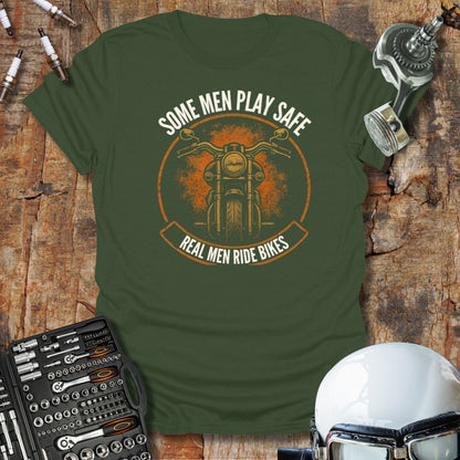 Real Men Ride Bikes T-Shirt
