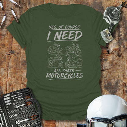 All These Motorcycles T-Shirt