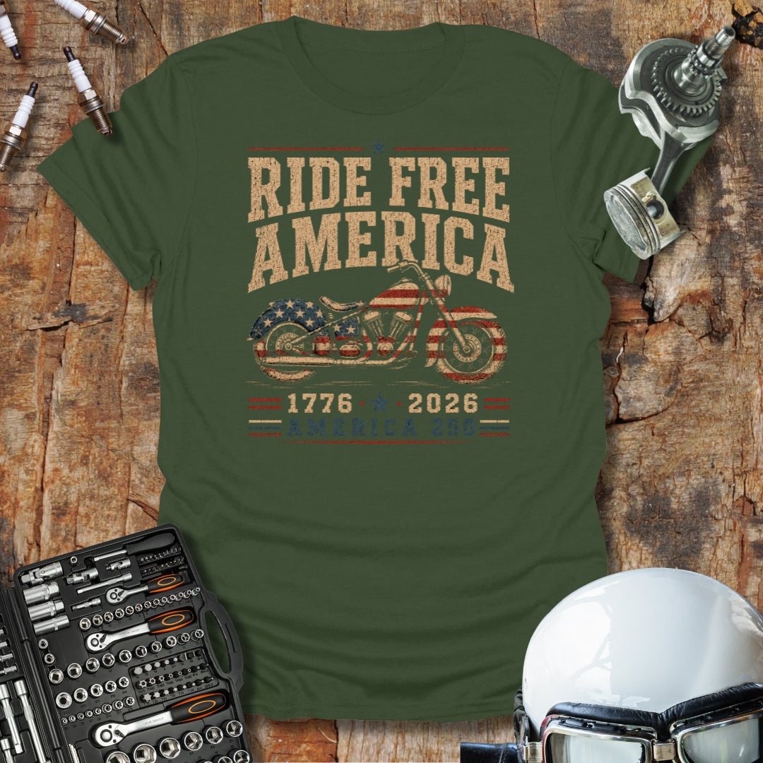 Ride Free America T-Shirt