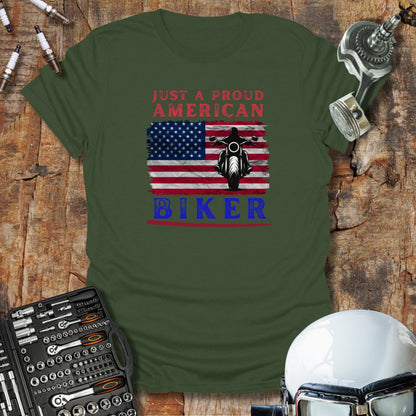 Just An American Biker T-Shirt