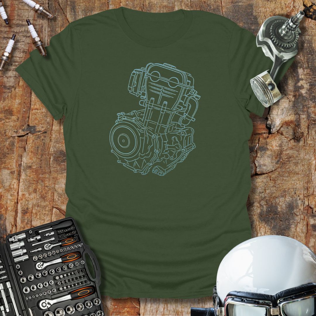 Single Cylinder Engine T-Shirt