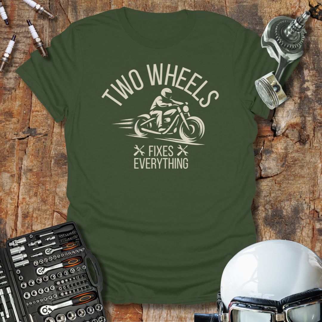 Two Wheels Fix T-Shirt